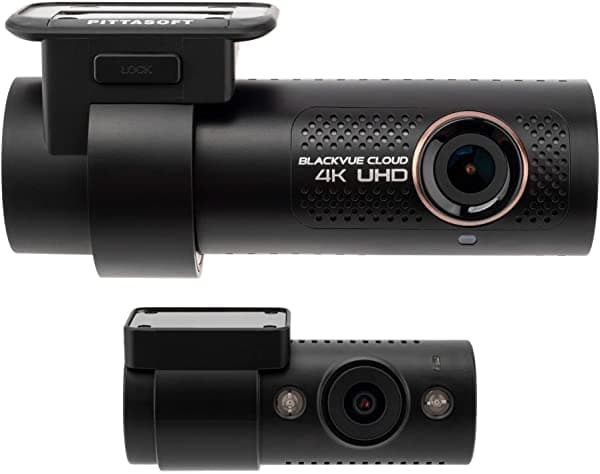 Blackvue DR900X-2CH IR Con Tarjeta MicroSD de 32 GB | Dash Cam Interior Infrarroja UHD IR 4K | Conectividad En La Nube | Módulo LTE Opcional