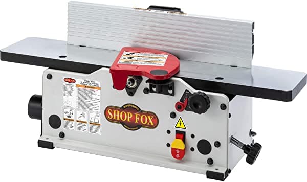 Shop Fox W1876 6" Ensambladora de Banco Con Cabezal de Corte Estilo Espiral