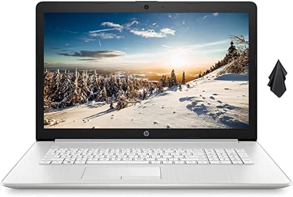 Laptop Hp 2022 De 17.3 Pulgadas Hd+ Pantalla Antirreflejos Intel Core I3-1115G4 Memoria Ddr4 De 16 Gb Disco Duro De 1 Tb + Ssd Pcie De 128 Gb Cámara Web True Vision Hd Teclado Numérico Wifi Hdmi Windows 11 Home Plateado BY63ST