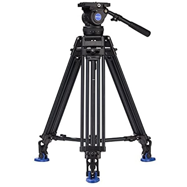 Benro Bv10 Twin Leg Trípode De Aluminio De Kit Negro