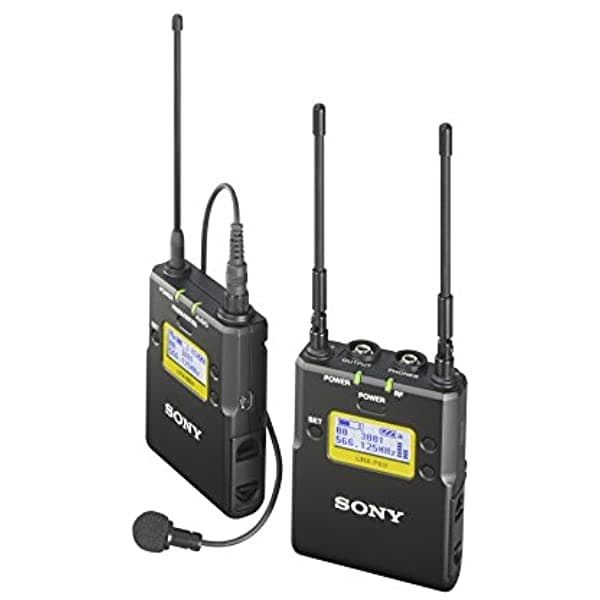 Sony Inalambrico Integrado Bodypack Lavalier Sistema de Microfono UWPD11/14 Negro