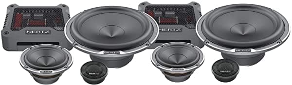 Hertz Mpk 163.3 300W Max 4-Ohm 6.5 Audio De 3 Vías Audio Parlante Componente Sistema