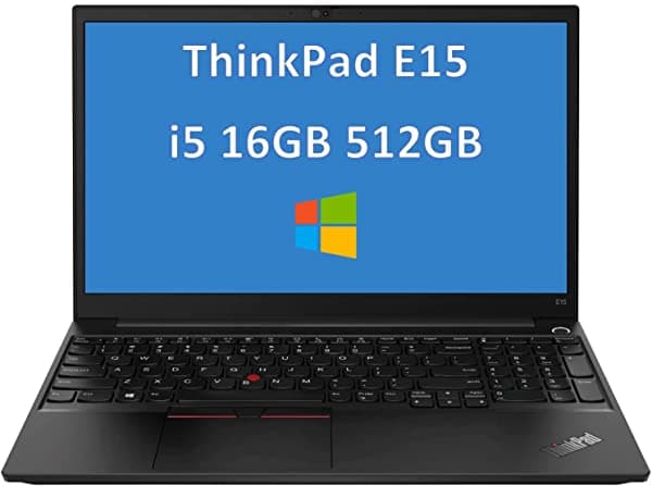 ist computers Lenovo Thinkpad E15 15.6" Fhd (Intel Quad-Core I5-1135G7 (Beats I7-10510U) 16 Gb De Ram 512 Gb Ssd) Ips Business Laptop Teclado Retroiluminado Huella Digital Thunderbolt 4 Win 10 Pro / Win 11 Pro