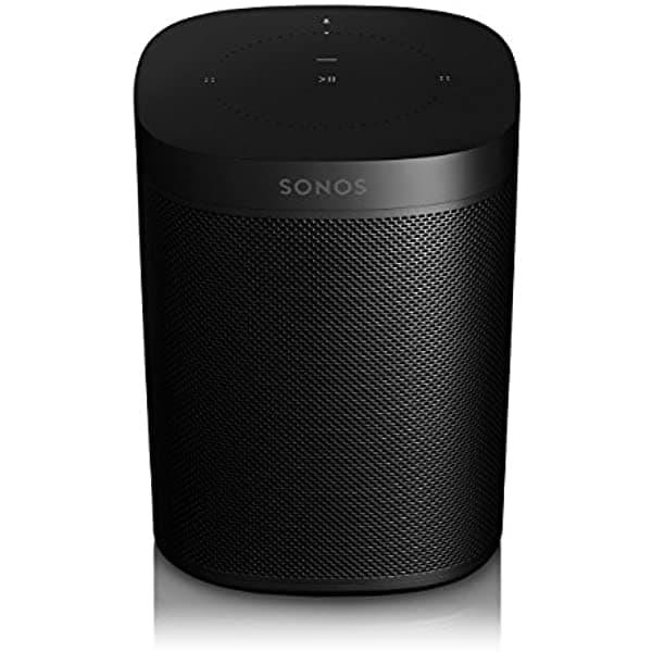 Sonos One - Juego De 2 Altavoces Inteligentes (Gen 2) Con Control De Voz Alexa Integrado Wi-Fi Negro One Gen 2