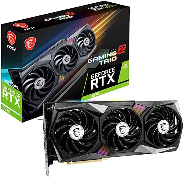 Msi Gaming Geforce Rtx 3070 8 Gb Gddr6 Pci Express 4.0 X16 Atx Tarjeta De Vídeo Rtx 3070 Gaming Z Trio Lhr GeForce RTX 3070 GAMING Z TRIO