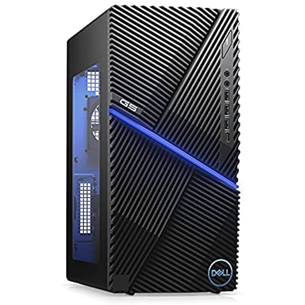 Torre de Escritorio Dell Inspiron G5 5000 Para Videojuegos Intel Core i7-10700F 16 GB DDR4 RAM 1 TB SSD Nvidia GeForce RTX 3060 12 GB GDDR6 Windows 10 Home - Abyss Black (Ultimo Modelo) i5000-7326BLK-PUS