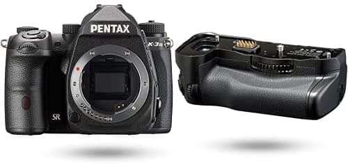 Pentax K-3 Mark Iii Flagship Aps-C - Cuerpo De Cámara Negro Con Agarre De Batería Pentax D-Bg8 Negro