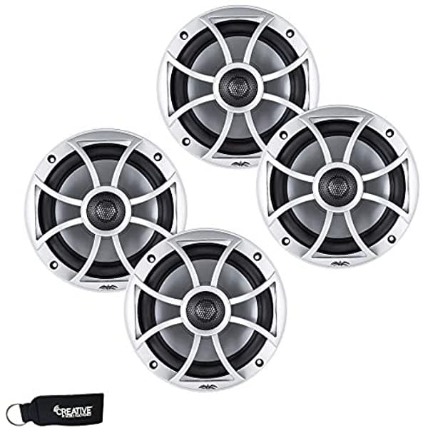 Wet Sounds - Dos Pares De Altavoces Xs-65I-S Silver De Grado Marino De 6.5 Pulgadas - 60 Rms 120 Max (2)XS-65i-S