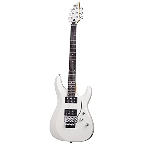 Schecter C-6 Fr Deluxe - Guitarra Eléctrica De Cuerpo Sólido Blanco Satinado Blanco Satinado C-6 FR DELUXE Satin White