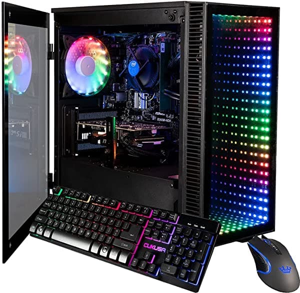 Computer Upgrade King Computadora De Videojuegos Con Tecnología Continuum Micro Gamer (Nvidia Geforce Rtx 3060 Ti 8Gb Intel Core I5-10400F 16Gb Ram 512Gb Nvme Ssd 650W Psu Ac Wifi Windows 11 Home) DT-CU-0051-CUK-203