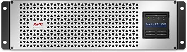 Apc Smart-Ups - Ups De Iones De Litio De 1500 Va Con Smartconnect Smtl1500Rm3Uc Onda Sinusoidal Pura Fuente De Alimentación Ininterrumpida De 120 V De Profundidad Corta