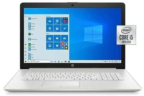 Hp 17-By3065St 17.3" Notebook 10Th Gen I5 8Gb Ram 128Gb Ssd + 1Tb Hdd Dvdrw Windows 10 17.3" Hd+ 1600X900