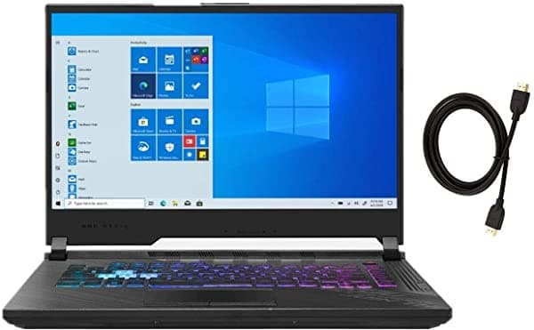Asus Rog Strix G15 - Laptop Para Juegos Ips Fhd De 15.6 Pulgadas De 240 Hz | Intel 8-Core I7-10870H | Geforce Rtx 2060 | 32 Gb Ddr4 Ram | Ssd De 1 Tb | Teclado Retroiluminado | Windows 10 | Paquete De Cables Hdmi De Alta Velocidad De 6 Pies