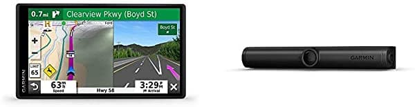 Garmin DriveSmart 55 & Traffic Navegador GPS con Pantalla de 5.5" Llamadas Manos Libres Alertas de Tráfico e Información para Enriquecer Viajes por Carretera y BC 40 Cámara de Retroceso Inalámbrica