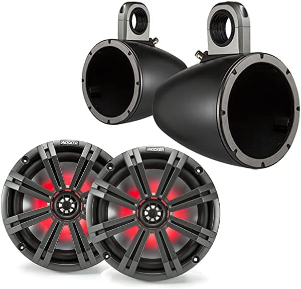 Kicker Altavoces Marinos Led Blackcharcoal De 8 Pulgadas 1 Par KICKERBDL190806-31