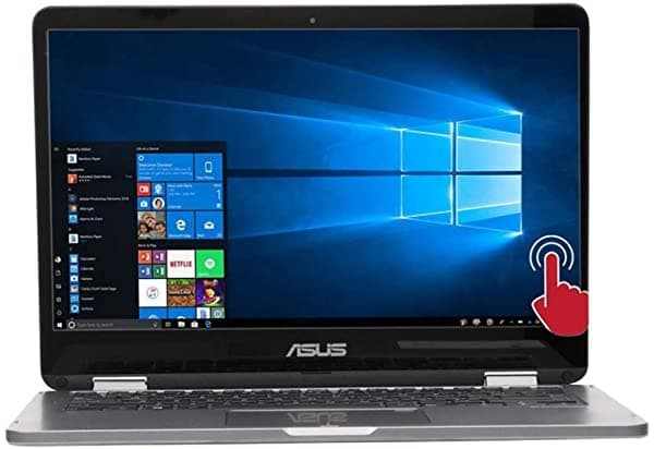 Asus Vivobook Flip Touch De 14 Pulgadas Pantalla Intel Celeron 4Gb 128Gb Emmc Win 10 S Mode 2-In-1 Laptop 0NB0IV1-M07040