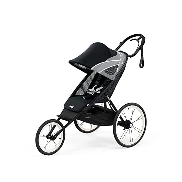 Cybex Avi - Cochecito De Correr Con Asiento Ligero Plegable Compacto Suspensión Suave Y Neumáticos Llenos De Aire Color Negro 520004163