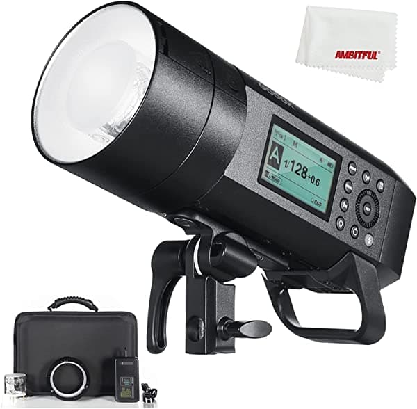 Godox Ad400Pro Witstro Todo En Uno Flash Al Aire Libre Ad400Pro Li-On Bateria Ttl Hss Incorporado 2.4G Inhalmbrico X Sistema SG_B07GDF7BMG_US