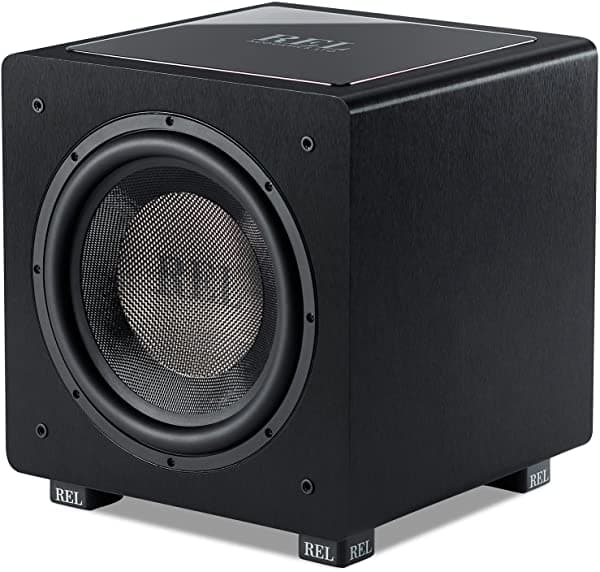 Rel Acoustics Subwoofer Ht/1205 Compatible Con Ht-Air Compuesto Negro De Grano De Línea