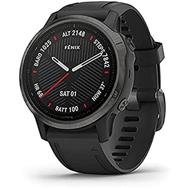 Garmin Fenix 6S Zafiro Gps Reloj Con Monitor De Frecuencia Cardíaca 010-02159-25