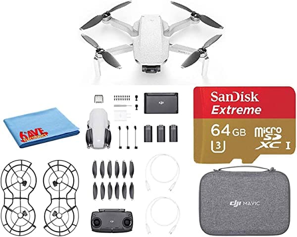 Dji Mavic Mini Flycam Drone Fly More Combo 2.7K Hd Video 12Mp Foto De 3 Ejes Gimbal 249G 30 Minutos Tiempo De Vuelo Extremo Sd Más DJI_Mavic_Mini_Combo_starter