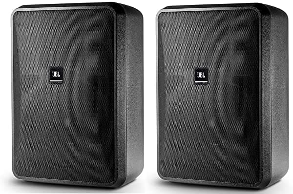Jbl Profesional Control 28-1 High Outtut Inter-Outdoor Fondo En Primer Plano Parlante Black JBL Control 28-1