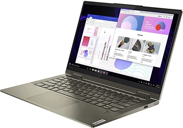 Lenovo Yoga 7i 2-in-1 14 Notebook con Pantalla Táctil Intel Evo Platform Core i5 8GB Memoria 512GB SSD 82BH0006US