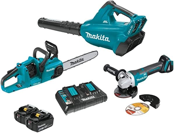 Makita Xt276Ptx 18V X2 36V Lxt Lithium-Ion Incentable 2-Pc. Combo Kit 5.0Ah Y Angle Sin Escobillas Grinder