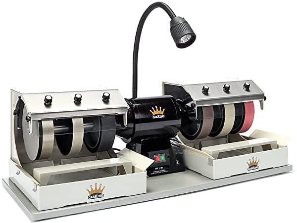 CabKing Camking 8 Máquina De Pubbing | Policador De Molinillo De Roca Lapidary | Modelo Camking-8V1 8" 110 volt