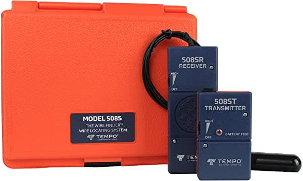 Tempo Communications 508S-G Localizador De Cables De Cable Y Cables Detrás De Las Paredes Modelo