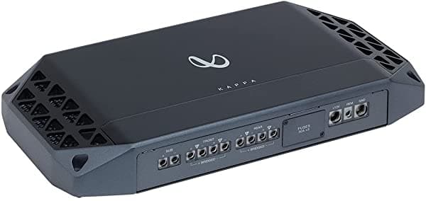 Infinity Kappa Five - Amplificador De Sistema De Subwoofer (Clase D 75 W X 4 Full Range + 350 W Con Entradas Cruzadas Bajas Y Altas Rbc (Remote Bajo Control) Incluido