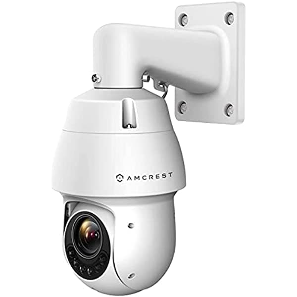 Amcrest 2Mp Outdoor Ptz Poe+ Ip Camara Pan Tilt Zoom Óptico 25X Prohd Poe+ Camara Seguridad Speed Dome Cmos Sensor De Imagen 328 Pies Visión Nocturn