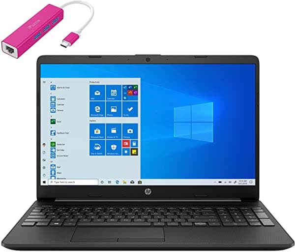 2021 Hp 15.6 Fhd Notebook Computadora Portátil Intel Celeron N4020 Procesador 8Gb Ddr4 Ram 128Gb Ssd 1 Año Office 365 Webcam Wifi Rj-45 Windows 10 Hom 15-dw