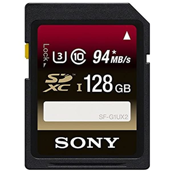 Sony Sfg1Ux2 Carte Mémoire Sd 128 Go Série Sfux