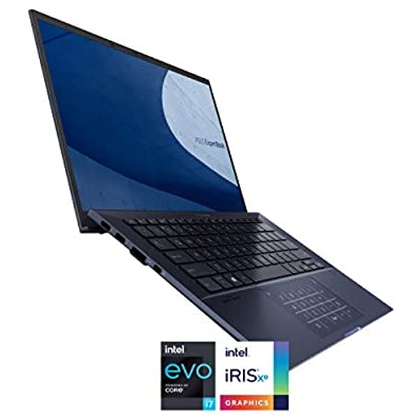 Asus Expertbook B9 - Portátil Empresarial Delgado Y Ligero Pantalla Fhd De 14 Pulgadas Cpu Intel Core I7-1165G7 Ssd De 1 Tb Lpddrx-Ram Windows 10 Pro Hasta 17 Horas De Duración De La Batería B9450Cea-Xh75