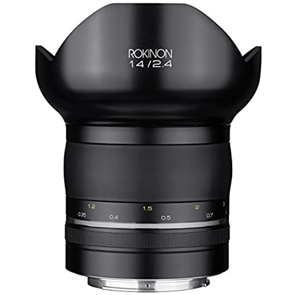 Rokinon Special Performance (Sp) Lente De Gran Angular De 0.551 In F2.4 Con Chip Ae Integrado Para Canon Ef SP14M-C