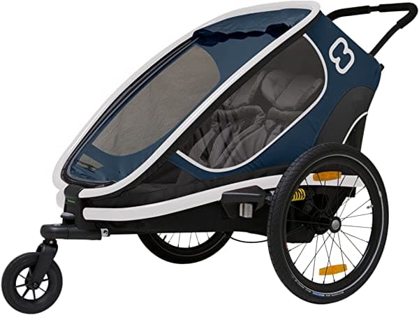 Hamax Outback Dos Asientos Reclinando El Remolque De Bicicleta Infantil Multideportiva + Cochecito (Rueda De Corredor Se Vende Por Separado) A HAM400071