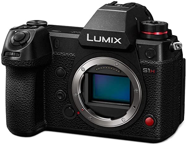 Panasonic Lumix S1H Cámara De Video Sin Espejo Digital Con Sensor De Cuadro Completo 24.2 Capacidad De Grabación De Video 6K/24P V-Log/V-Gamut Y Gra DC-S1HBODY