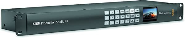 Blackmagic ATEM Production Studio 4K - Conmutador de Video en Vivo 8 Entrada, 6 Salida, Voltaje 110-240VAC 1976