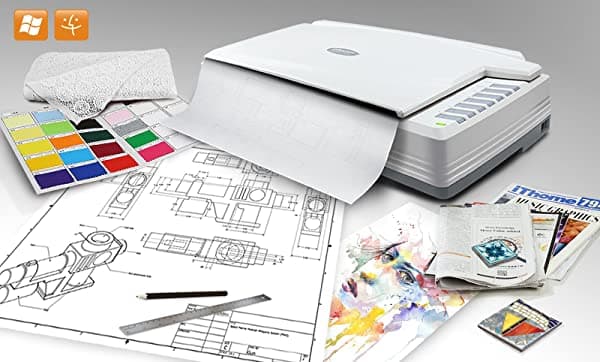 plustek Pluttek Opticpro A320L - A3 Ccd Graphic Flatbed Scanner Resolución De 1600 Dpi Con Diseño De Doble Luz. Adecuado Para Diseño Gráfico Obras De Arte Y