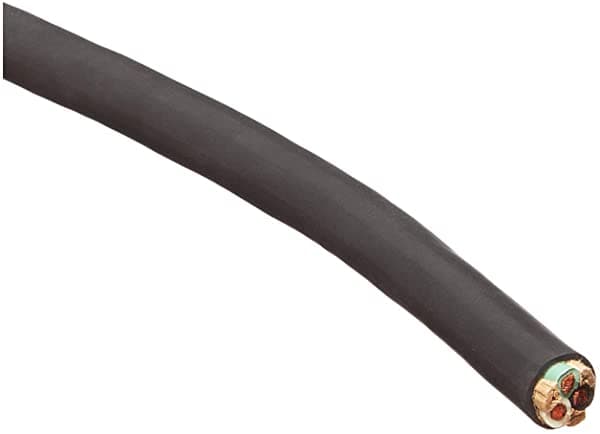 Southwire 55808701 12/3 De 250 Pies Sjoow Cordoleta Portátil Flexible 250 ' Negro