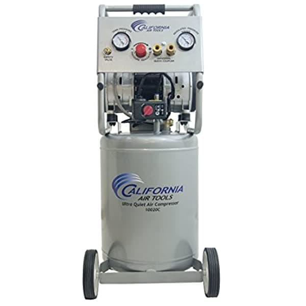 California Air Tools 10020Cad Ultra Tranquilo Sin Aceite Y Potente Compresor De Aire De 2 Hp Con Válvula De Drenaje Automático