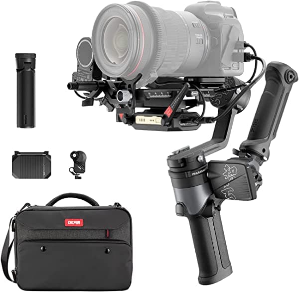 Zhiyun Weebill 2 Pro Estabilizador Gimbal de 3 Ejes Para DSLR y Cámara Sin Espejo Para Nikon Sony Panasonic Canon Fuji Blackmagic 6K 4K Pantalla A-CR120P-UK
