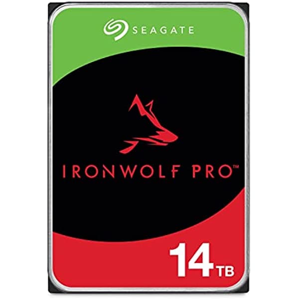 Seagate Ironwolf Pro 14 Tb Nas Raid Directo Duro Interno - 7200 Rpm Sata 6 Gb/S 3.5 Pulgadas (St14000Ne0008)