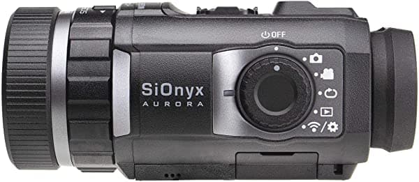 SiOnyx Aurora Black i - Cámara de Visión Nocturna Digital a Todo Color Con Estuche Rígido | Visión Nocturna IR de Poca Luz | Monocular | Resistente al Agua WiFi y Time-Lapse C011600