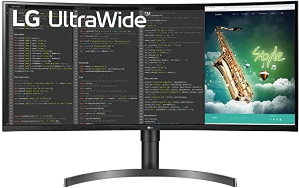 Lg Monitor Curvo Ultra Ancho Hdr Qhd De 35 Pulgadas Negro (35Bn75C-B)