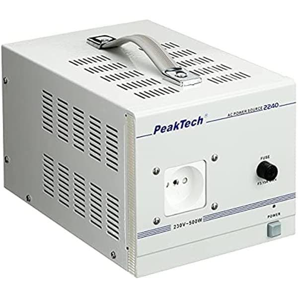 Tynctway Peaktech 2240 - Trasformatore Di Isolamento Dispositivo Di Misurazione Nucleotoroidale Isolamento Galvanico Classe Di Proteezione 1-160 X 125 X 23 P 2240