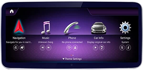 Road Top Android 11 - Pantalla Táctil Estéreo Para Auto de 10.25 Pulgadas Para Mercedes Benz GLK Class X204 GLK250 GLK300 GLK350 2009-2015 Compatible Con CarPlay Android Auto MirrorLink FY-Android11128-GLKntg4