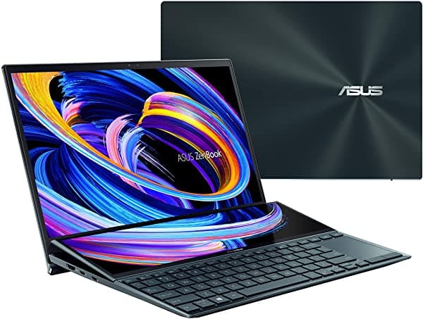 Asus Zenbook Duo 14 Ux482 14 Pulgadas Fhd Nanoedge Plataforma Intel Evo Core I5-1135G7 8 Gb De Ram Ssd Pcie De 512 Gb Innovador Panel De Pantalla Plus Windows 10 Home Azul Celestial Ux482Ea-Es51T