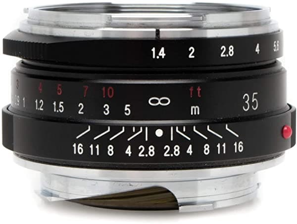 Voigtlander Nokton 35Mm F/1.4 Ii Lente De Monte De Leica M De Múltiples Recubrimiento - Negro